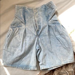 High waist vintage shorts